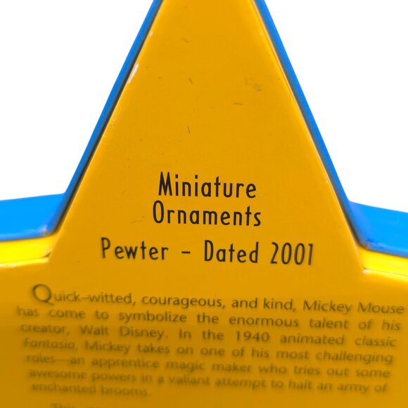 Vintage 2001 Walt Disney 100th Hallmark Keepsake Ornaments in Box SET OF 5 - Picture 14 of 14